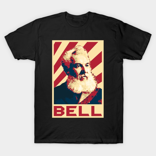 Alexander Graham Bell Retro T-Shirt by Nerd_art